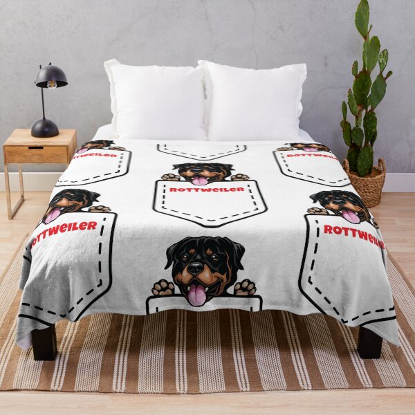 Item preview, Rottweiler Dog in Tee Pocket, Rottie in Pocket, Dog in Pocket designed and sold by K. Scott Teeters.
