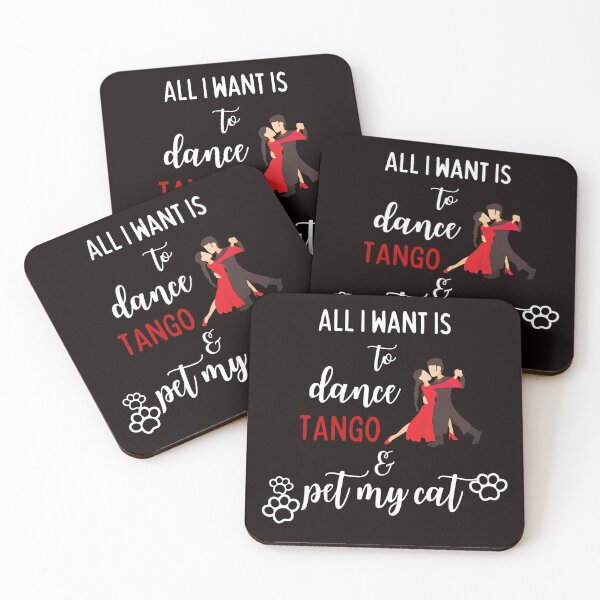Item preview, All I want to do is to dance tango and pet my cat designed and sold by TallOne-apparel.