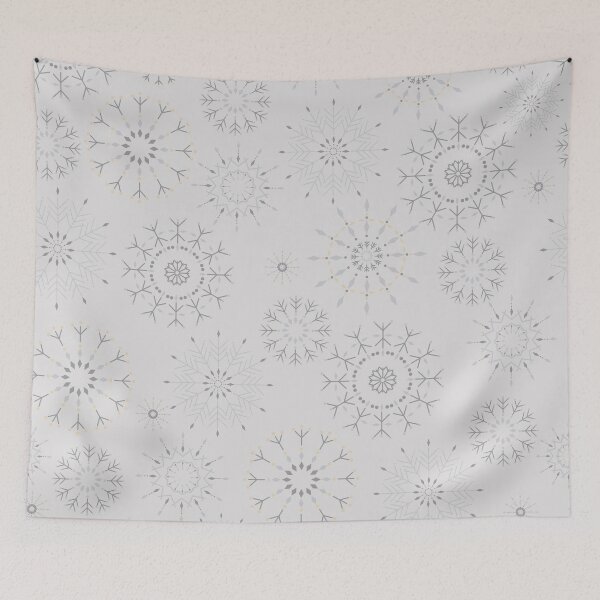 Item preview, Silver Snowflakes designed and sold by MeredithWatson.