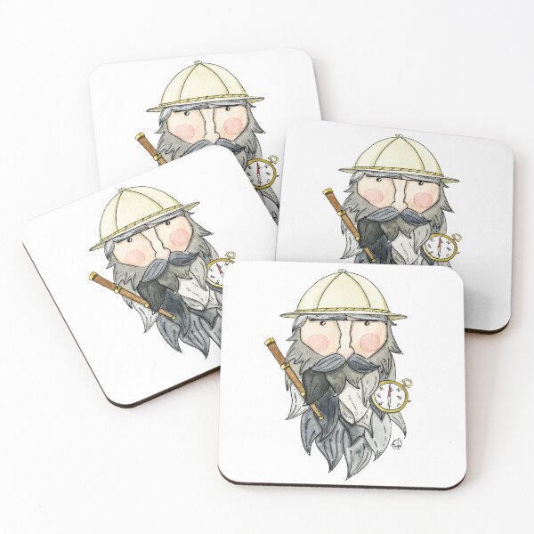 Artikelvorschau, Das bärtige Abenteurer-Aquarell entworfen und verkauft von gfurbatto.