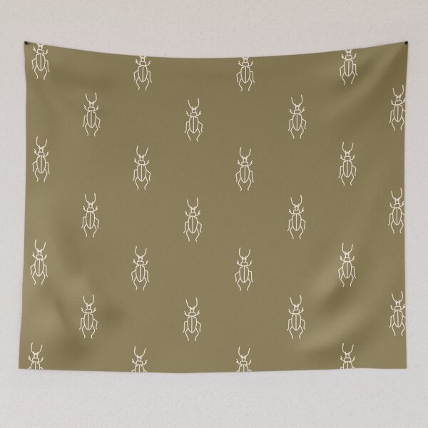 Item preview, Seamless background bug gender neutral baby pattern. designed and sold by Limolida.