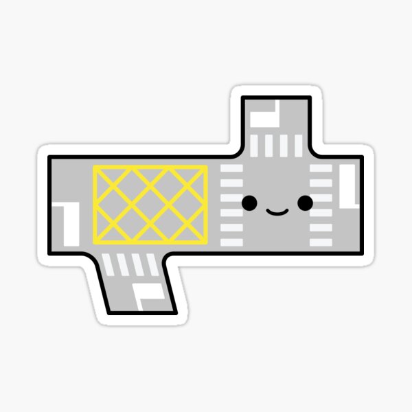 Toronto's Worst Intersection! (Bloor St. & Symington Ave.) Glossy Sticker