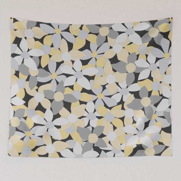 Item preview, Silver Floral designed and sold by MeredithWatson.