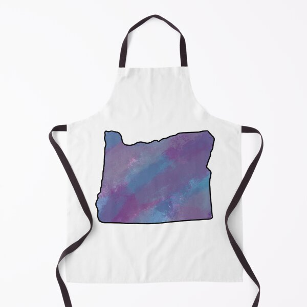 Item preview, Oregon State Cool Pastel Watercolor Outline Design designed and sold by SouthSoundArts.