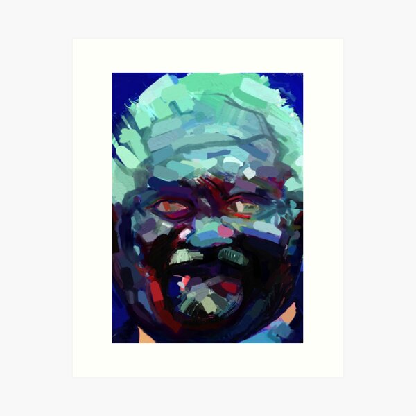 Berry Blue Art Print