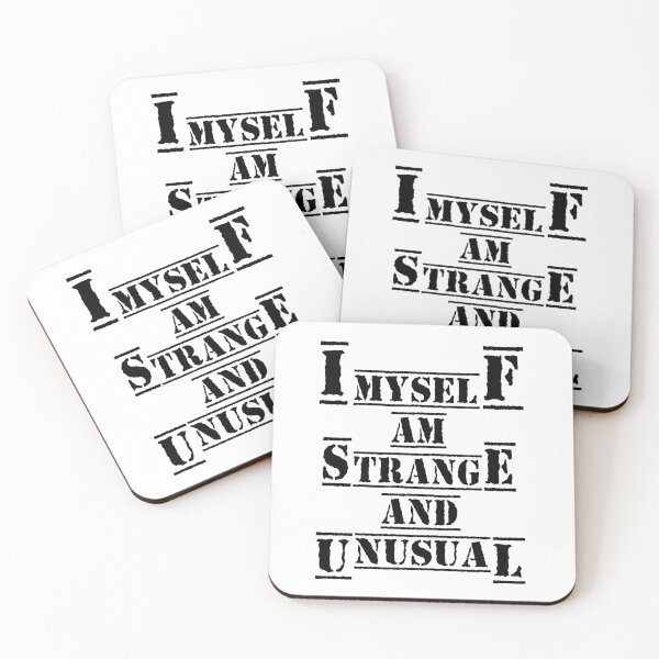 Item preview, Copie de I, Myself am Strange and Unusual designed and sold by AliAze.