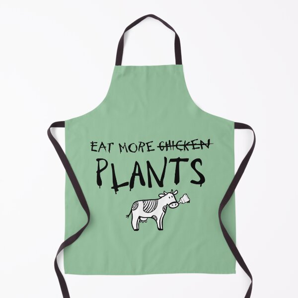 Item preview, Light Background Eat More Plants (chicken) Vegan Anti- Chick-Fil-A, with Big Cow designed and sold by MichesMerch.
