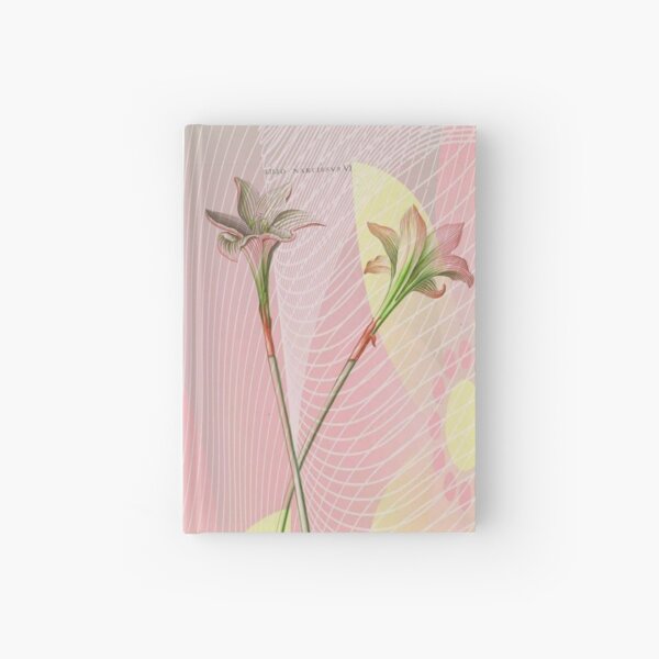 Botanical Print-Indian Lily Daffodil Hardcover Journal