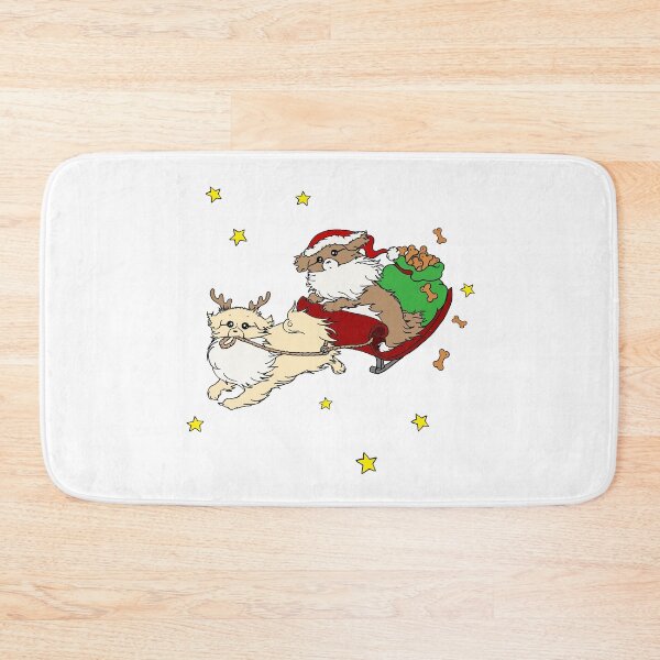 Item preview, Beautiful Christmas Tibetan Spaniels Design designed and sold by Monica C. Webster.