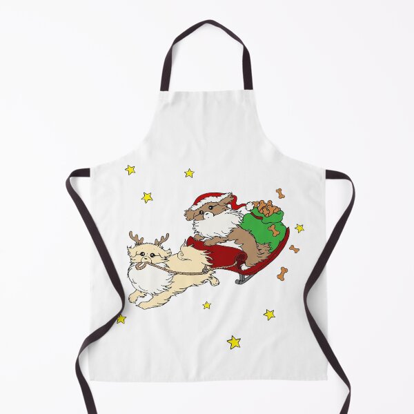 Item preview, Beautiful Christmas Tibetan Spaniels Design designed and sold by Monica C. Webster.