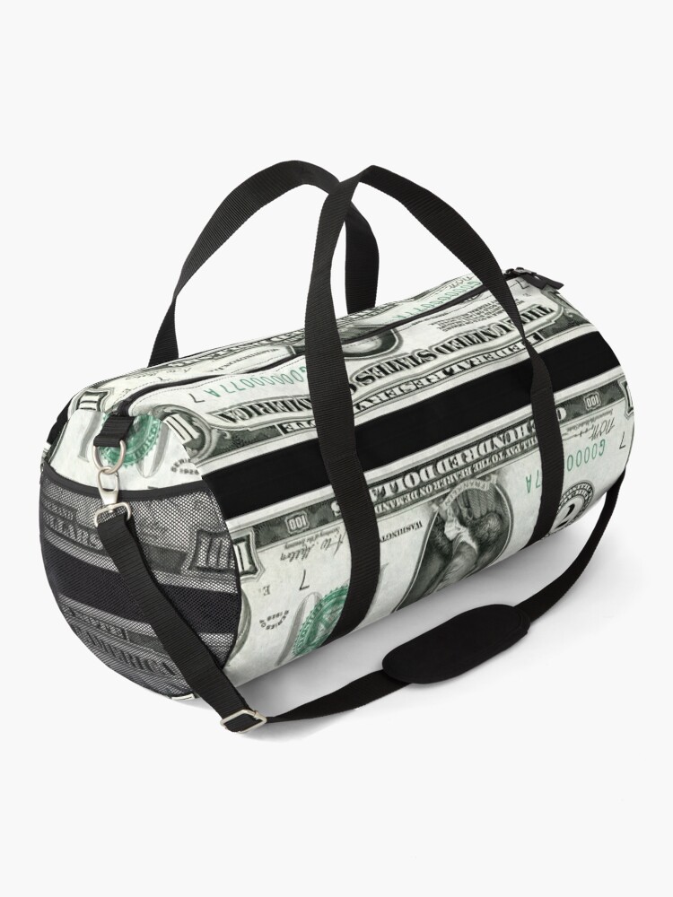 Sprayground Money Stacks Duffle Bag in Black for Men