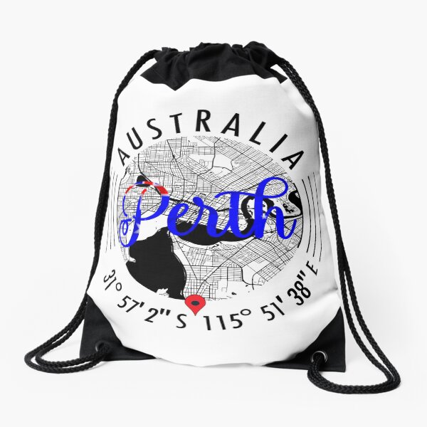Item preview, Perth, AUSTRALIA Road Map Art - Earth Tones designed and sold by hatimelhag.