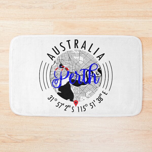 Item preview, Perth, AUSTRALIA Road Map Art - Earth Tones designed and sold by hatimelhag.