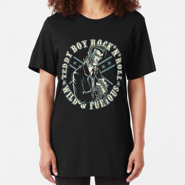 Teddy Boy Rock'n'Roll II Camiseta ajustada