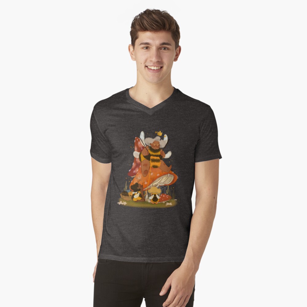Aperçu de l'œuvre T-shirt col V créée et vendue par Lulubellule.