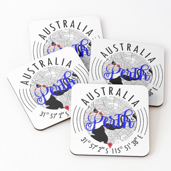 Item preview, Perth, AUSTRALIA Road Map Art - Earth Tones designed and sold by hatimelhag.