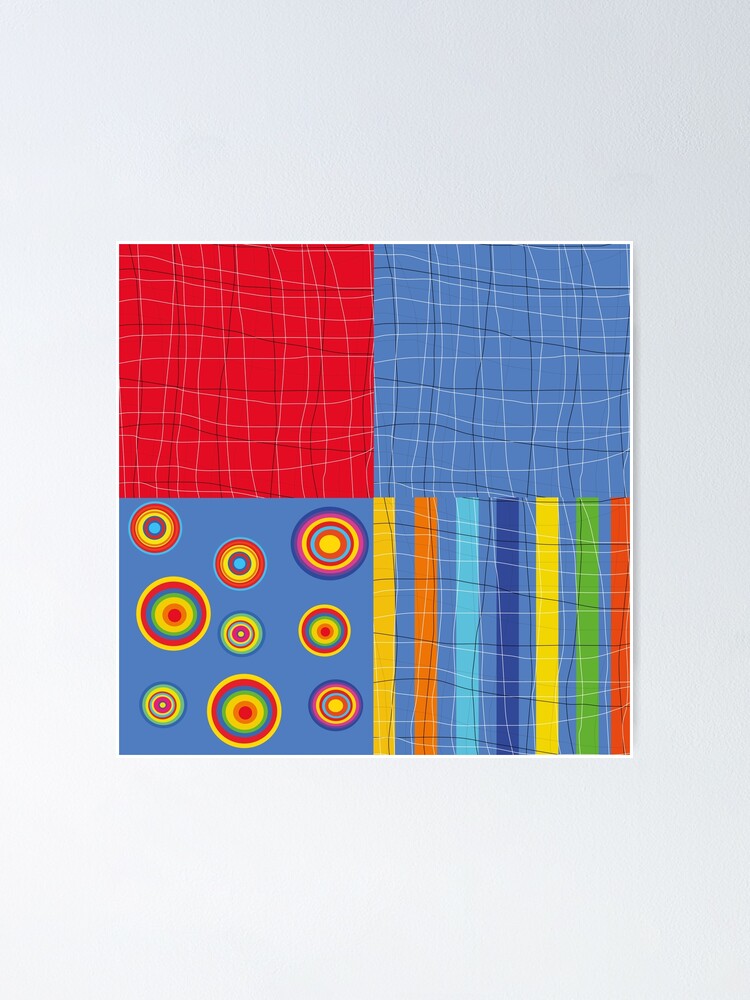Alternate view of Patchwork 1 Poster