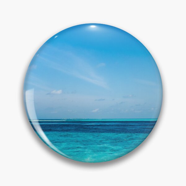 Item preview, Turquoise Blue Maldives Ocean designed and sold by newburyboutique.