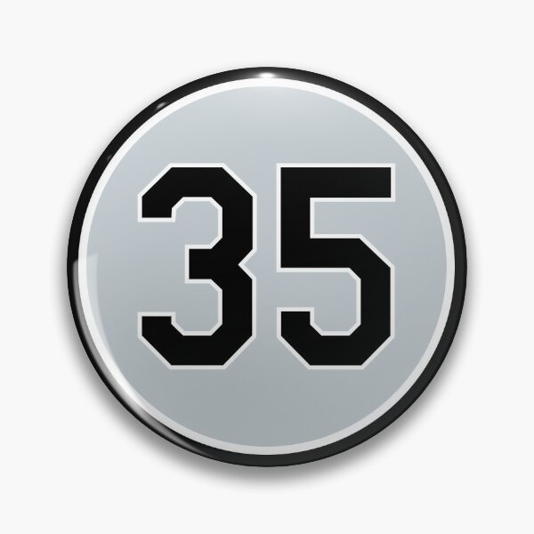 Item preview, Frank Thomas #35 Jersey Number designed and sold by StickBall.