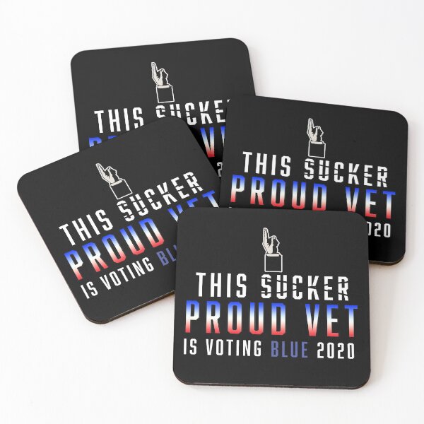 Item preview, Sucker Proud Vet voting Blue 2020  designed and sold by AllLeftSides42.