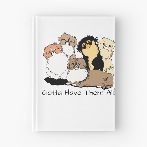 Item preview, Gotta Have Them All! Colored Tibetan Spaniel Design designed and sold by Monica C. Webster.