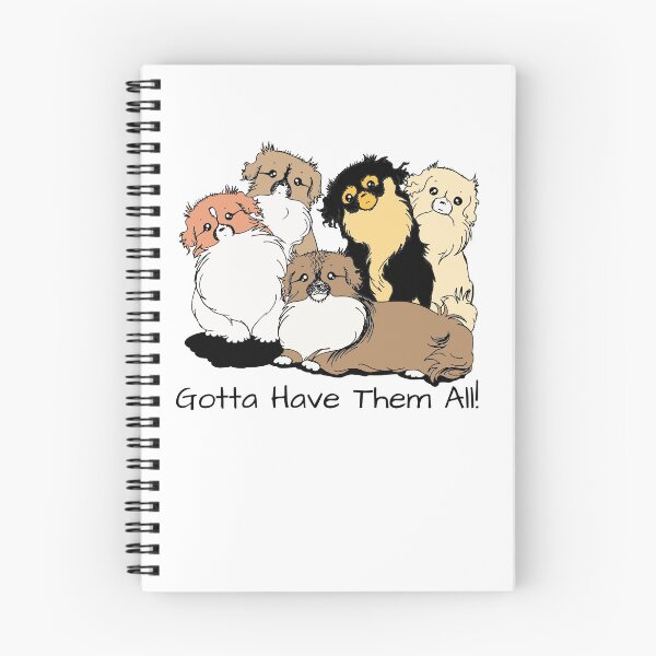 Item preview, Gotta Have Them All! Colored Tibetan Spaniel Design designed and sold by Monica C. Webster.