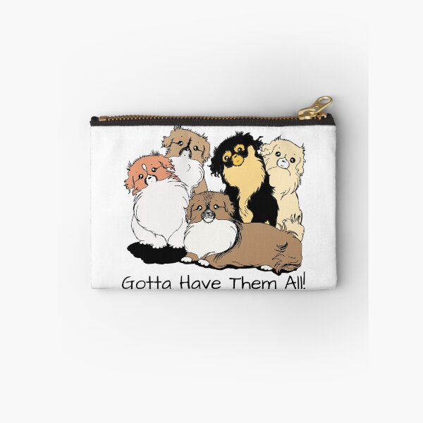 Item preview, Gotta Have Them All! Colored Tibetan Spaniel Design designed and sold by Monica C. Webster.