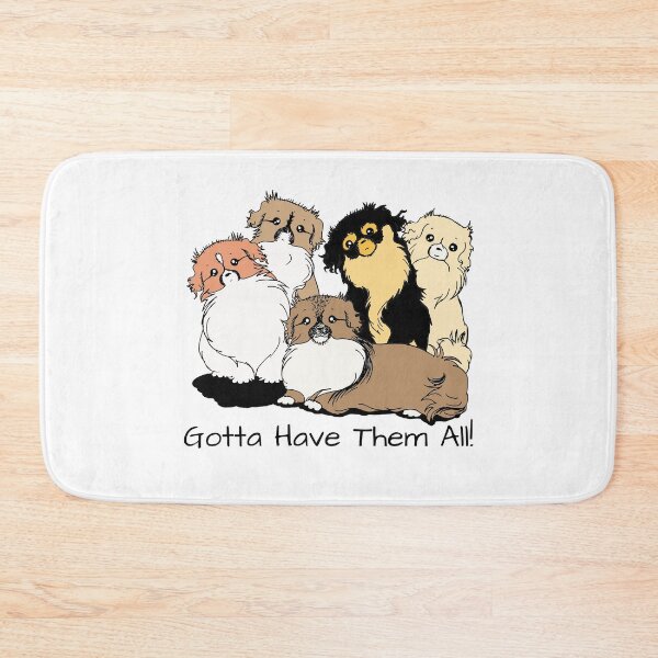 Item preview, Gotta Have Them All! Colored Tibetan Spaniel Design designed and sold by Monica C. Webster.
