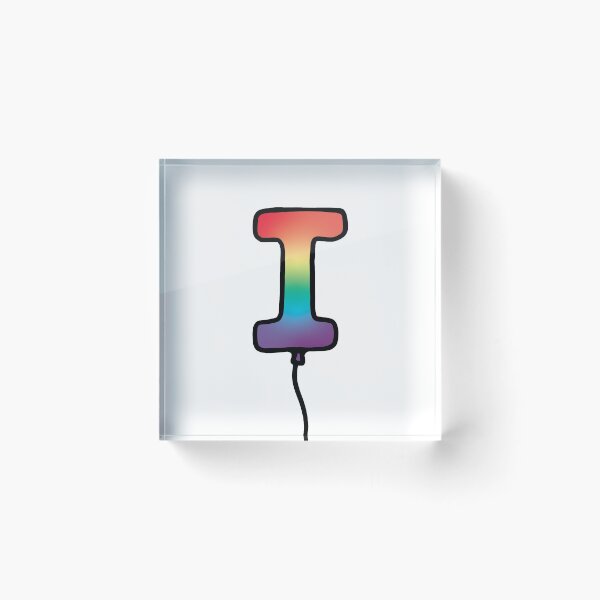 Item preview, Initial Monogram Balloon Letter I designed and sold by murialbezanson.