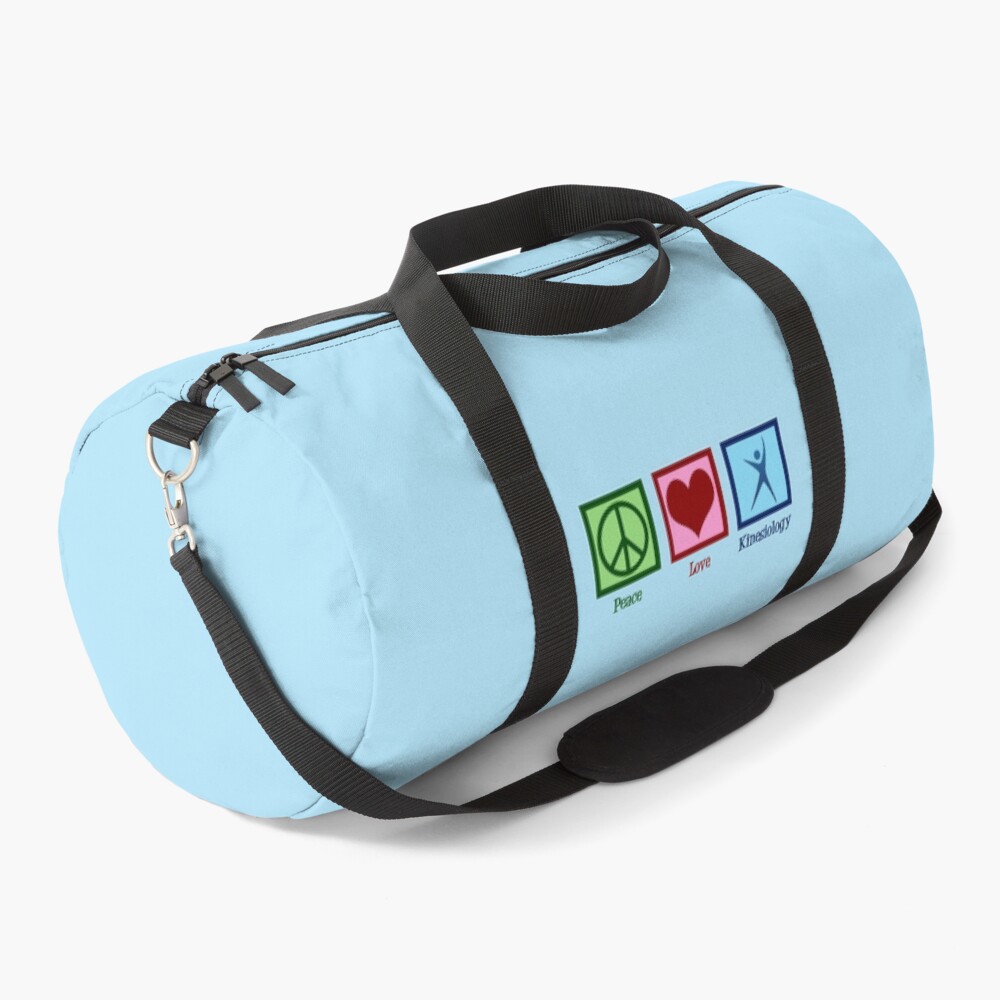 Peace Love Kinesiology Duffle Bag