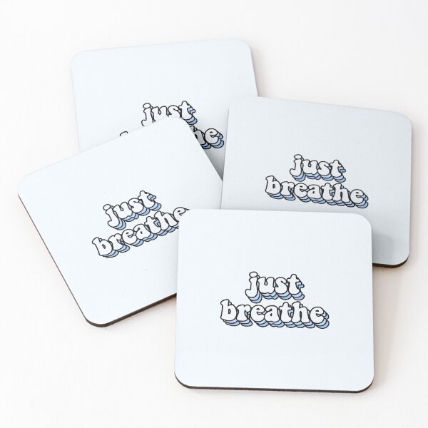 Item preview, aesthetic pastel blue just breathe designed and sold by STAR10008.