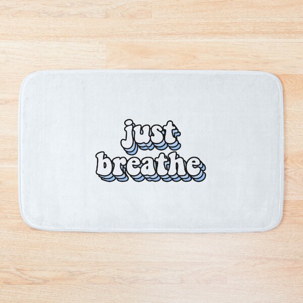 Item preview, aesthetic pastel blue just breathe designed and sold by STAR10008.