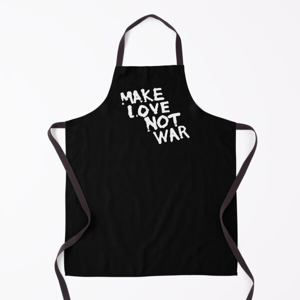 Item preview, Make Love, Not War - White on black designed and sold by joshcartoonguy.
