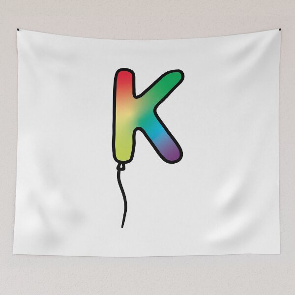 Item preview, Initial Monogram Balloon Letter K designed and sold by murialbezanson.