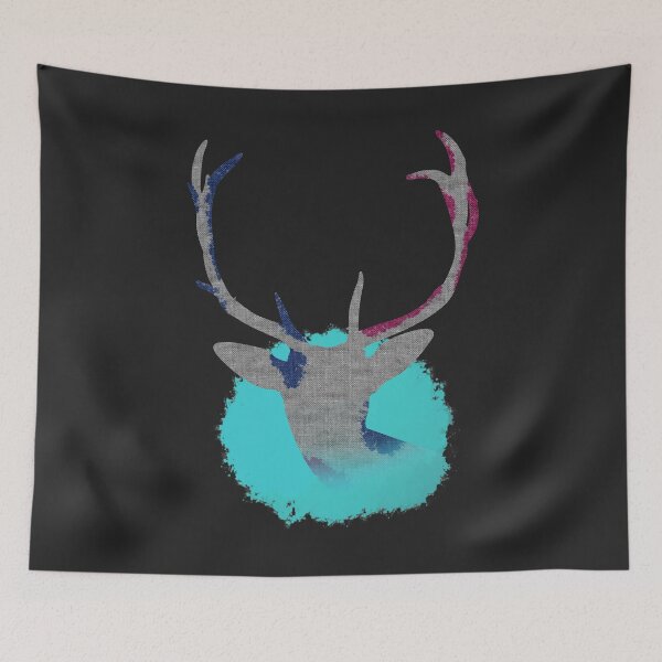 Item preview, Stained Cotton - deer designed and sold by Kamurata.