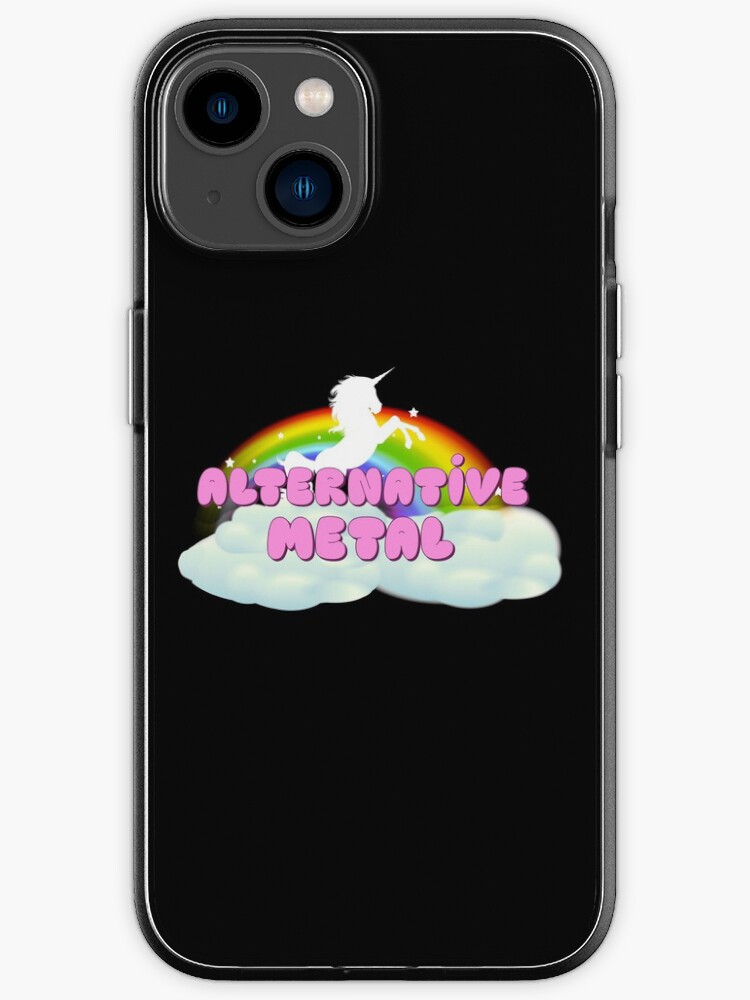 ALTERNATIVE METAL UNICORN RAINBOW iPhone Case