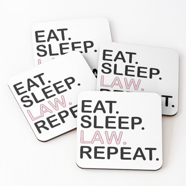 Item preview, Eat. Sleep. Law. Repeat. designed and sold by AshleyF3.