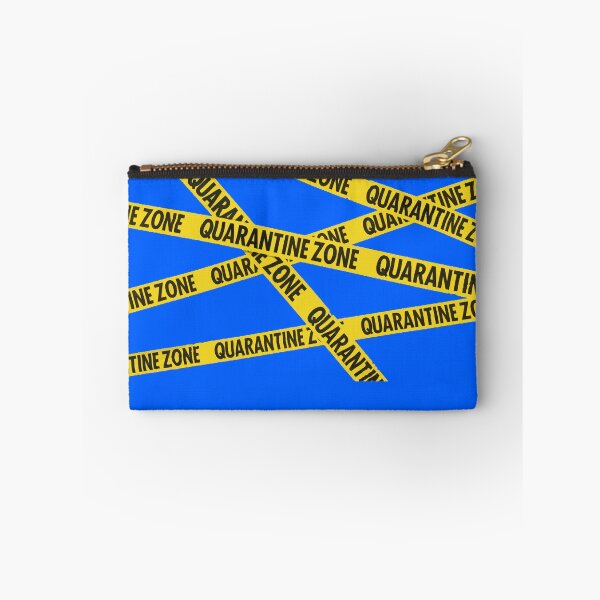 Item preview, Quarantine Zone tape line stand back Sticker designed and sold by Now-Thats-Crazy.