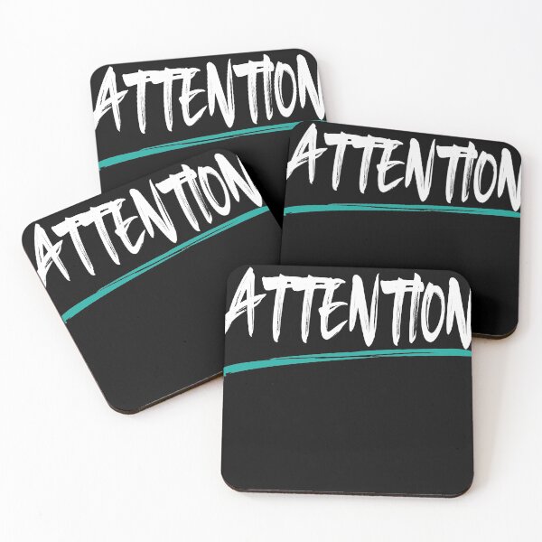 Item preview, Attention t-shirt designed and sold by nasimaakter.