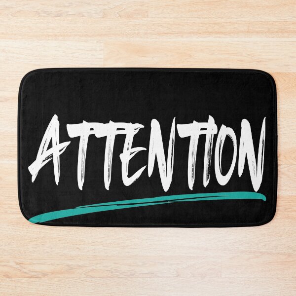 Item preview, Attention t-shirt designed and sold by nasimaakter.