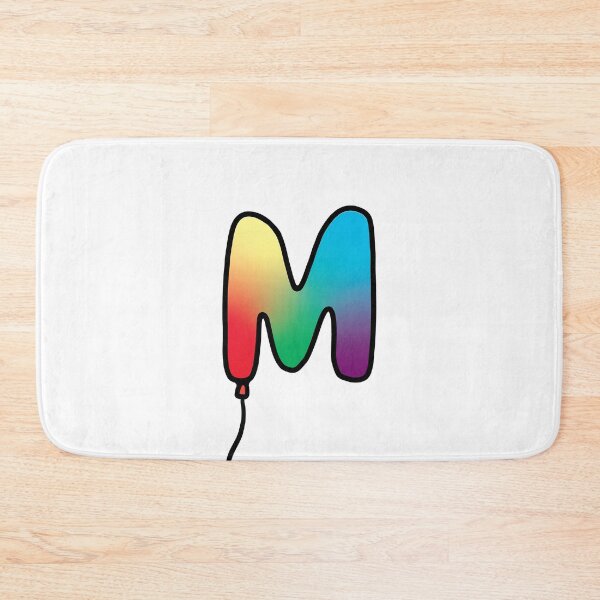 Item preview, Initial Monogram Balloon Letter M designed and sold by murialbezanson.