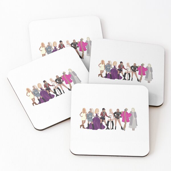 Taylor Swift Eras Coasters (Set of 4)