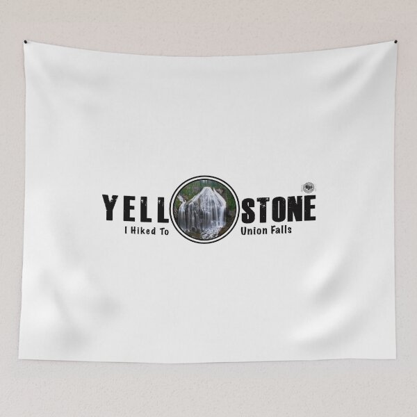Item preview, I Hiked to Union Falls, Yellowstone National Park - Union Falls designed and sold by SmyrnaBuffalo.