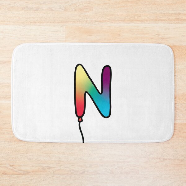 Item preview, Initial Monogram Balloon Letter N designed and sold by murialbezanson.