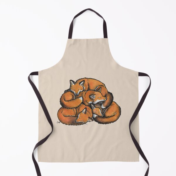 Item preview, Sleeping Pile of Red Foxes designed and sold by animalartbyjess.