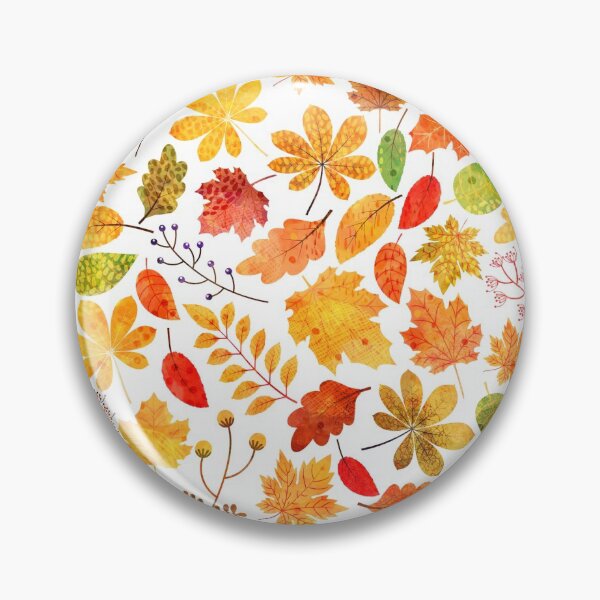 Item preview, Colorful Autumn Leaves, Red, Yellow, Green designed and sold by Pravokrugulnik.