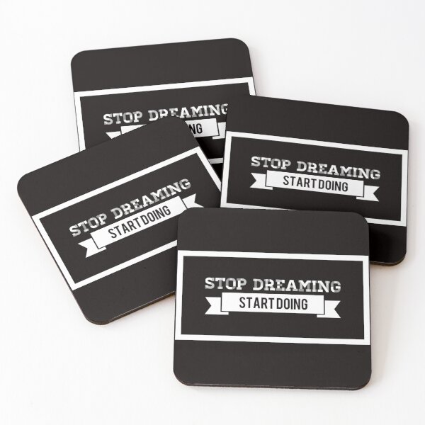 Item preview, Stop Dreaming Start Doing designed and sold by Mamibo.