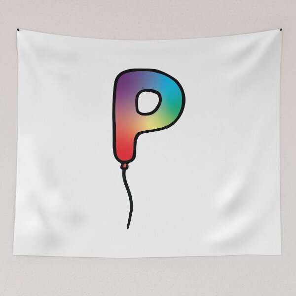 Item preview, Initial Monogram Balloon Letter P designed and sold by murialbezanson.
