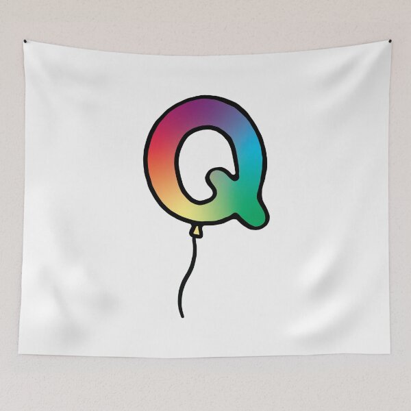 Item preview, Initial Monogram Balloon Letter Q designed and sold by murialbezanson.
