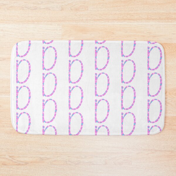 Item preview, D Initial Animal Print Cheetah Print Pink And Blue designed and sold by forfun-art.